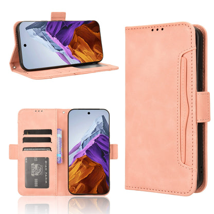 Google Pixel 9 Skin Feel PU Leather Wallet Phone Case with Card Slots, Cash Pocket, Magnetic Closure, Built-In Stand, Full Protection TPU Cover