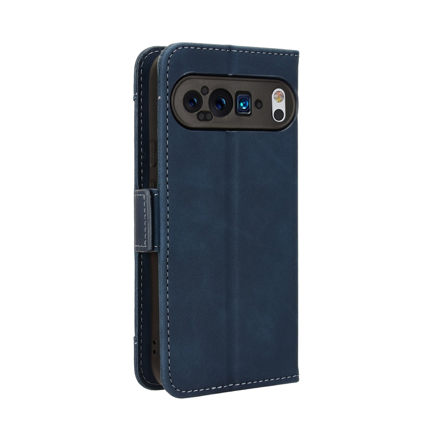 Google Pixel 9 Skin Feel PU Leather Wallet Phone Case with Card Slots, Cash Pocket, Magnetic Closure, Built-In Stand, Full Protection TPU Cover