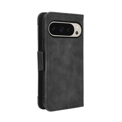 Google Pixel 10 Pro XL Skin Feel PU Leather Wallet Phone Case with Card Slots, Cash Pocket, Magnetic Closure, Built-In Stand, Full Protection TPU Cover