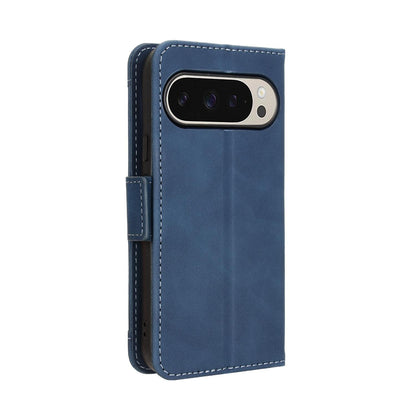 Google Pixel 10 Skin Feel PU Leather Wallet Phone Case with Card Slots, Cash Pocket, Magnetic Closure, Built-In Stand, Full Protection TPU Cover