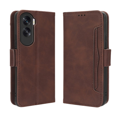 Honor X50i Skin Feel PU Leather Wallet Phone Case with Card Slots, Cash Pocket, Magnetic Closure, Built-In Stand, Full Protection TPU Cover