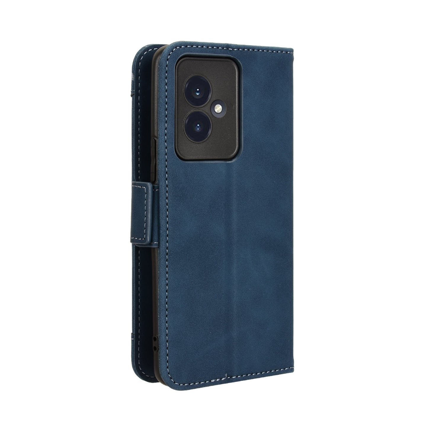 Honor 100 5G Skin Feel PU Leather Wallet Phone Case with Card Slots, Cash Pocket, Magnetic Closure, Built-In Stand, Full Protection TPU Cover