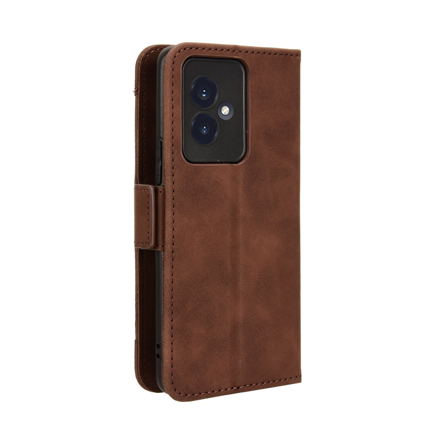Honor 100 5G Skin Feel PU Leather Wallet Phone Case with Card Slots, Cash Pocket, Magnetic Closure, Built-In Stand, Full Protection TPU Cover