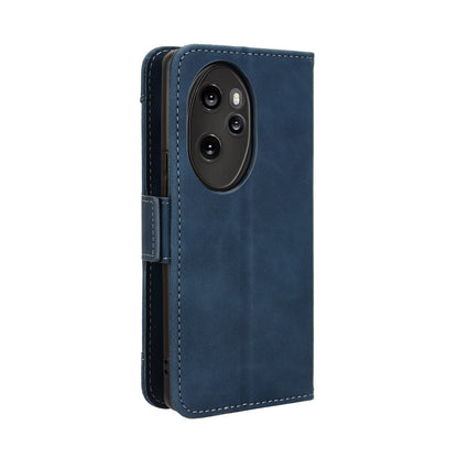 Honor 100 Pro 5G Skin Feel PU Leather Wallet Phone Case with Card Slots, Cash Pocket, Magnetic Closure, Built-In Stand, Full Protection TPU Cover