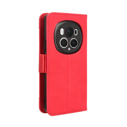 Honor Magic6 Pro Skin Feel PU Leather Wallet Phone Case with Card Slots, Cash Pocket, Magnetic Closure, Built-In Stand, Full Protection TPU Cover