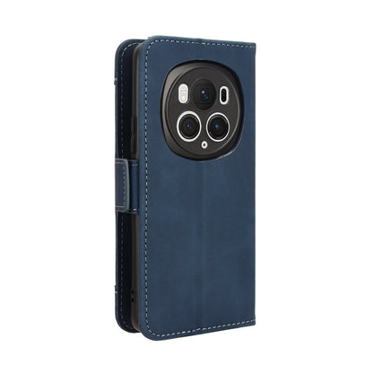 Honor Magic6 Pro Skin Feel PU Leather Wallet Phone Case with Card Slots, Cash Pocket, Magnetic Closure, Built-In Stand, Full Protection TPU Cover