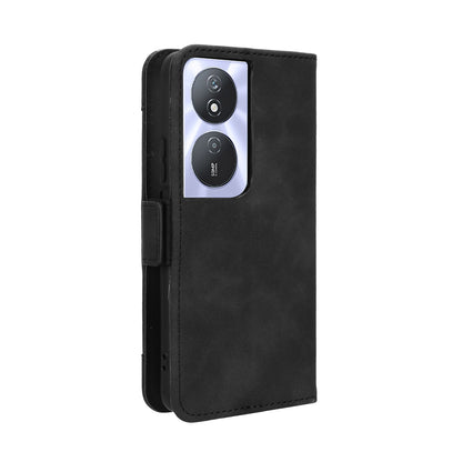 Honor Play 50 Plus Skin Feel PU Leather Wallet Phone Case with Card Slots, Cash Pocket, Magnetic Closure, Built-In Stand, Full Protection TPU Cover
