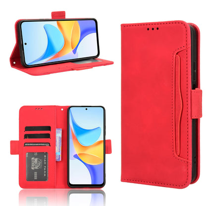 Honor Play 50 Plus Skin Feel PU Leather Wallet Phone Case with Card Slots, Cash Pocket, Magnetic Closure, Built-In Stand, Full Protection TPU Cover