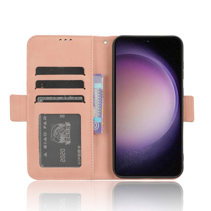 Samsung Galaxy S23 FE 5G Skin Feel PU Leather Wallet Phone Case with Card Slots, Cash Pocket, Magnetic Closure, Built-In Stand, Full Protection TPU Cover