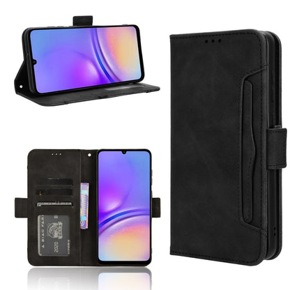 Samsung Galaxy A05 4G Skin Feel PU Leather Wallet Phone Case with Card Slots, Cash Pocket, Magnetic Closure, Built-In Stand, Full Protection TPU Cover