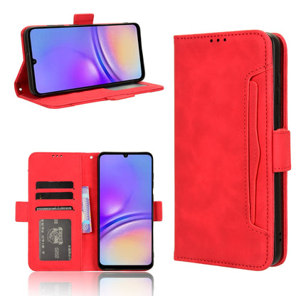 Samsung Galaxy A05 4G Skin Feel PU Leather Wallet Phone Case with Card Slots, Cash Pocket, Magnetic Closure, Built-In Stand, Full Protection TPU Cover