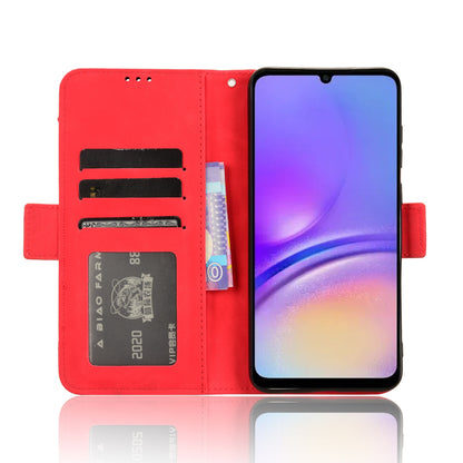 Samsung Galaxy A05 4G Skin Feel PU Leather Wallet Phone Case with Card Slots, Cash Pocket, Magnetic Closure, Built-In Stand, Full Protection TPU Cover