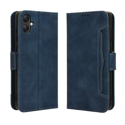 Samsung Galaxy A05 4G Skin Feel PU Leather Wallet Phone Case with Card Slots, Cash Pocket, Magnetic Closure, Built-In Stand, Full Protection TPU Cover