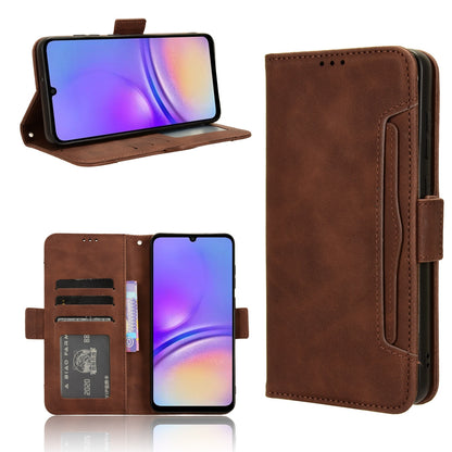 Samsung Galaxy A05 4G Skin Feel PU Leather Wallet Phone Case with Card Slots, Cash Pocket, Magnetic Closure, Built-In Stand, Full Protection TPU Cover
