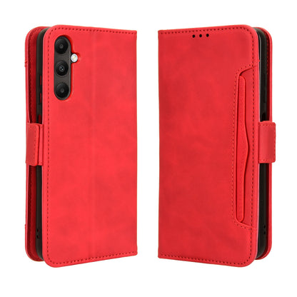 Samsung Galaxy A05s 4G Skin Feel PU Leather Wallet Phone Case with Card Slots, Cash Pocket, Magnetic Closure, Built-In Stand, Full Protection TPU Cover