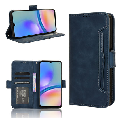 Samsung Galaxy A05s 4G Skin Feel PU Leather Wallet Phone Case with Card Slots, Cash Pocket, Magnetic Closure, Built-In Stand, Full Protection TPU Cover