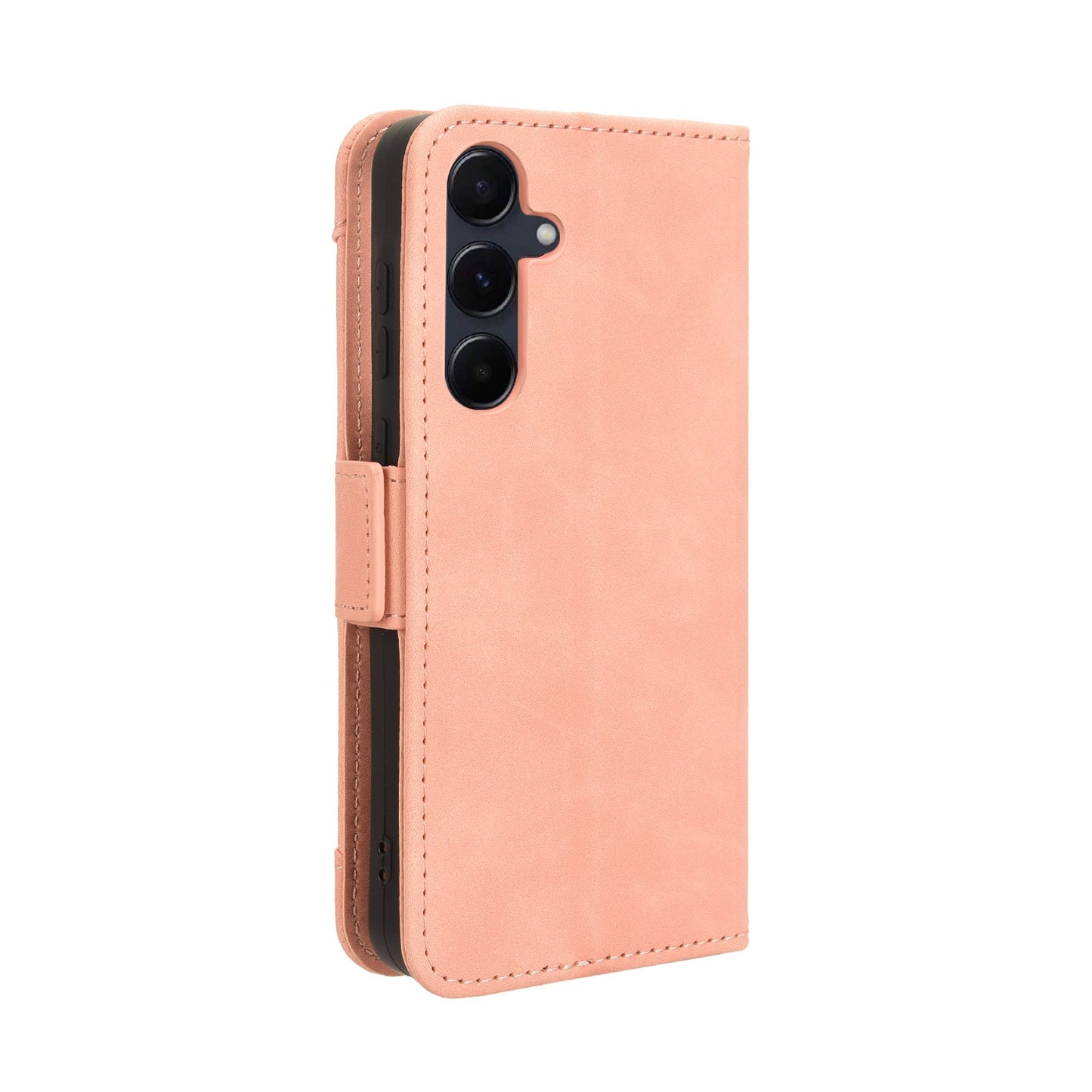 Samsung Galaxy A35 5G Skin Feel PU Leather Wallet Phone Case with Card Slots, Cash Pocket, Magnetic Closure, Built-In Stand, Full Protection TPU Cover