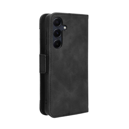 Samsung Galaxy A35 5G Skin Feel PU Leather Wallet Phone Case with Card Slots, Cash Pocket, Magnetic Closure, Built-In Stand, Full Protection TPU Cover