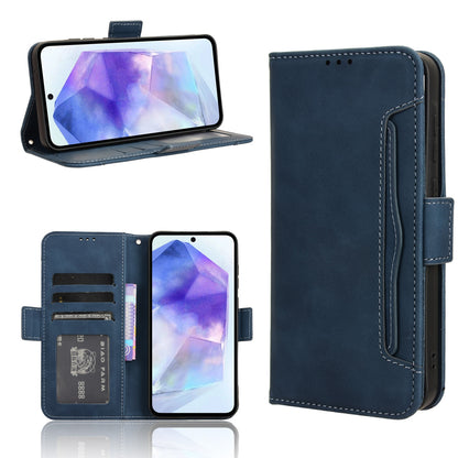 Samsung Galaxy A35 5G Skin Feel PU Leather Wallet Phone Case with Card Slots, Cash Pocket, Magnetic Closure, Built-In Stand, Full Protection TPU Cover