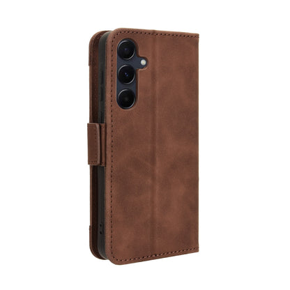 Samsung Galaxy A35 5G Skin Feel PU Leather Wallet Phone Case with Card Slots, Cash Pocket, Magnetic Closure, Built-In Stand, Full Protection TPU Cover