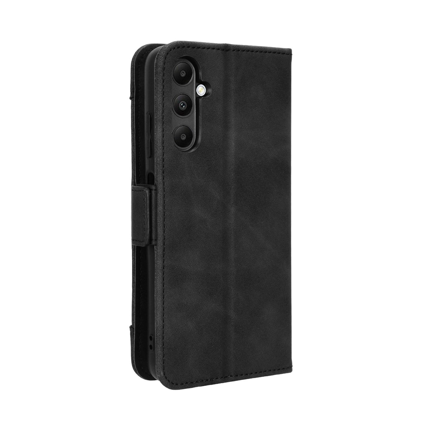 Samsung Galaxy A05s Skin Feel PU Leather Wallet Phone Case with Card Slots, Cash Pocket, Magnetic Closure, Built-In Stand, Full Protection TPU Cover