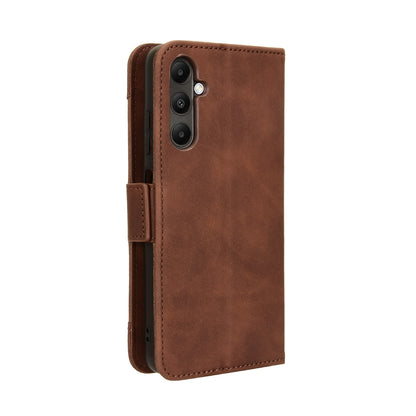 Samsung Galaxy A05s Skin Feel PU Leather Wallet Phone Case with Card Slots, Cash Pocket, Magnetic Closure, Built-In Stand, Full Protection TPU Cover