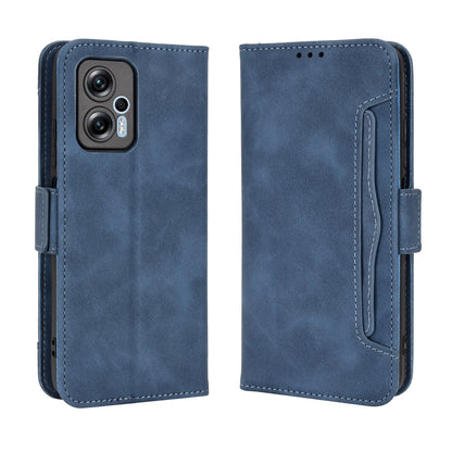 Xiaomi Redmi Note 12T Pro 5G Skin Feel PU Leather Wallet Phone Case with Card Slots, Cash Pocket, Magnetic Closure, Built-In Stand, Full Protection TPU Cover