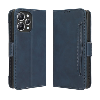 Xiaomi Redmi 12 4G Skin Feel PU Leather Wallet Phone Case with Card Slots, Cash Pocket, Magnetic Closure, Built-In Stand, Full Protection TPU Cover