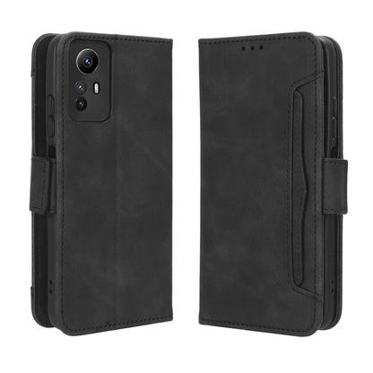 Xiaomi Redmi Note 12S 4G Skin Feel PU Leather Wallet Phone Case with Card Slots, Cash Pocket, Magnetic Closure, Built-In Stand, Full Protection TPU Cover
