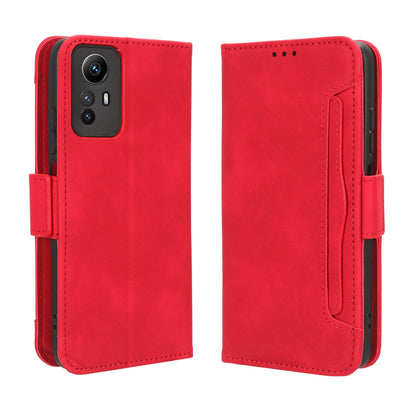 Xiaomi Redmi Note 12S 4G Skin Feel PU Leather Wallet Phone Case with Card Slots, Cash Pocket, Magnetic Closure, Built-In Stand, Full Protection TPU Cover