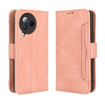 Xiaomi Civi 3 Skin Feel PU Leather Wallet Phone Case with Card Slots, Cash Pocket, Magnetic Closure, Built-In Stand, Full Protection TPU Cover
