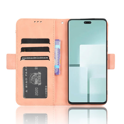 Xiaomi Civi 3 Skin Feel PU Leather Wallet Phone Case with Card Slots, Cash Pocket, Magnetic Closure, Built-In Stand, Full Protection TPU Cover