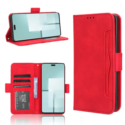 Xiaomi Civi 3 Skin Feel PU Leather Wallet Phone Case with Card Slots, Cash Pocket, Magnetic Closure, Built-In Stand, Full Protection TPU Cover