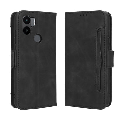 Xiaomi Redmi A2+ Skin Feel PU Leather Wallet Phone Case with Card Slots, Cash Pocket, Magnetic Closure, Built-In Stand, Full Protection TPU Cover