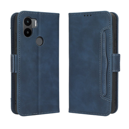 Xiaomi Redmi A2+ Skin Feel PU Leather Wallet Phone Case with Card Slots, Cash Pocket, Magnetic Closure, Built-In Stand, Full Protection TPU Cover
