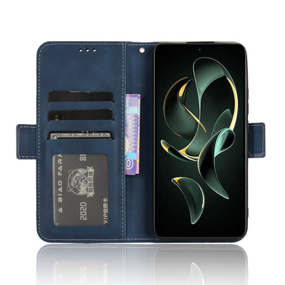 Xiaomi 13T Pro Skin Feel PU Leather Wallet Phone Case with Card Slots, Cash Pocket, Magnetic Closure, Built-In Stand, Full Protection TPU Cover
