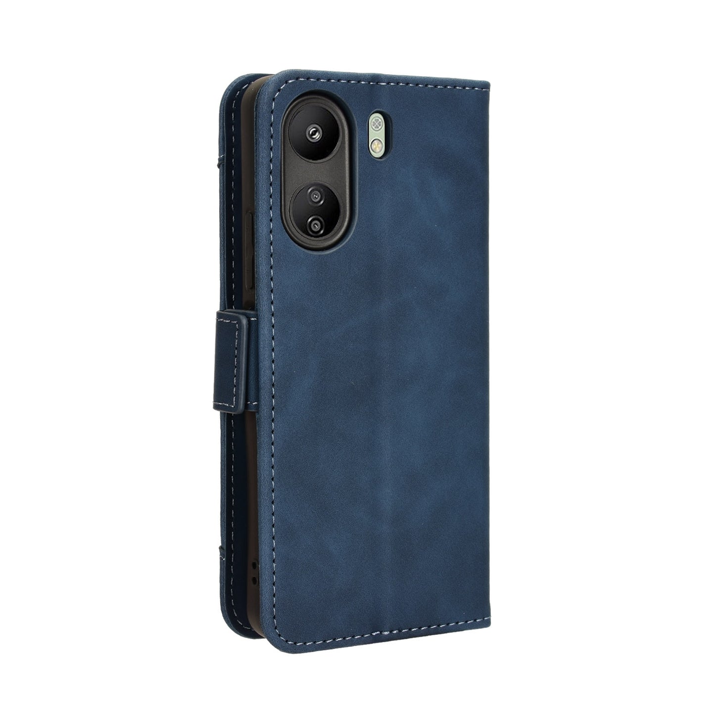 Xiaomi Redmi 13C 4G Skin Feel PU Leather Wallet Phone Case with Card Slots, Cash Pocket, Magnetic Closure, Built-In Stand, Full Protection TPU Cover