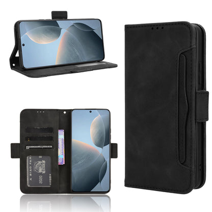 Xiaomi Redmi K70 Skin Feel PU Leather Wallet Phone Case with Card Slots, Cash Pocket, Magnetic Closure, Built-In Stand, Full Protection TPU Cover