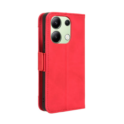 Xiaomi Redmi Note 13 4G Skin Feel PU Leather Wallet Phone Case with Card Slots, Cash Pocket, Magnetic Closure, Built-In Stand, Full Protection TPU Cover