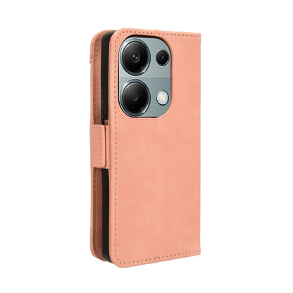 Xiaomi Redmi Note 13 Pro 4G Skin Feel PU Leather Wallet Phone Case with Card Slots, Cash Pocket, Magnetic Closure, Built-In Stand, Full Protection TPU Cover