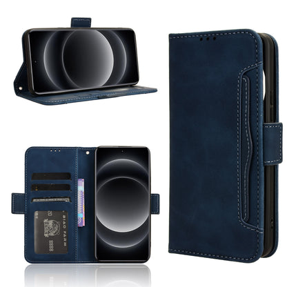 Xiaomi 14 Ultra Skin Feel PU Leather Wallet Phone Case with Card Slots, Cash Pocket, Magnetic Closure, Built-In Stand, Full Protection TPU Cover