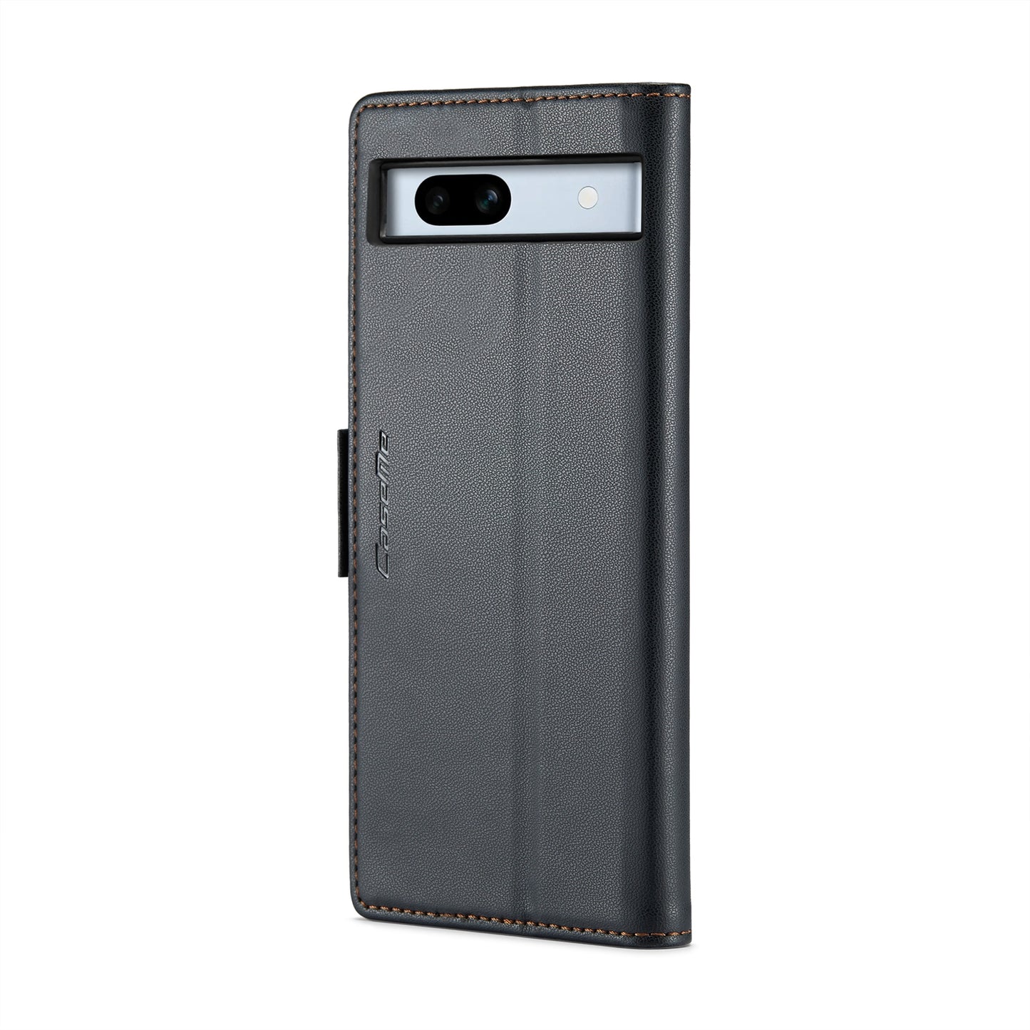 Google Pixel 7a Litchi Texture RFID Anti-theft Leather Phone Case with Butterfly Buckle, Stand & Card Wallet with TPU Shell
