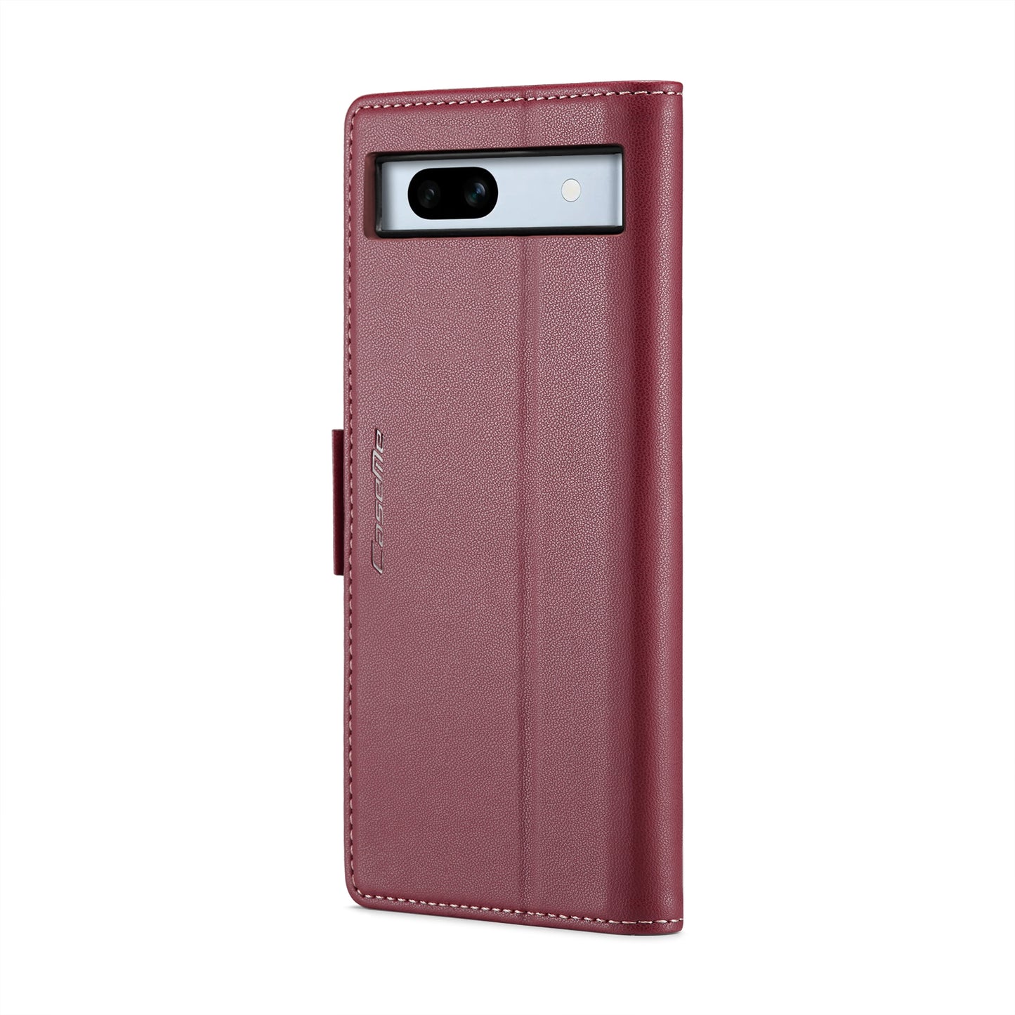 Google Pixel 7a Litchi Texture RFID Anti-theft Leather Phone Case with Butterfly Buckle, Stand & Card Wallet with TPU Shell