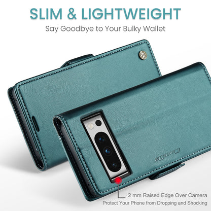 Google Pixel 8 Pro Litchi Texture RFID Anti-theft Leather Phone Case with Butterfly Buckle, Stand & Card Wallet with TPU Shell