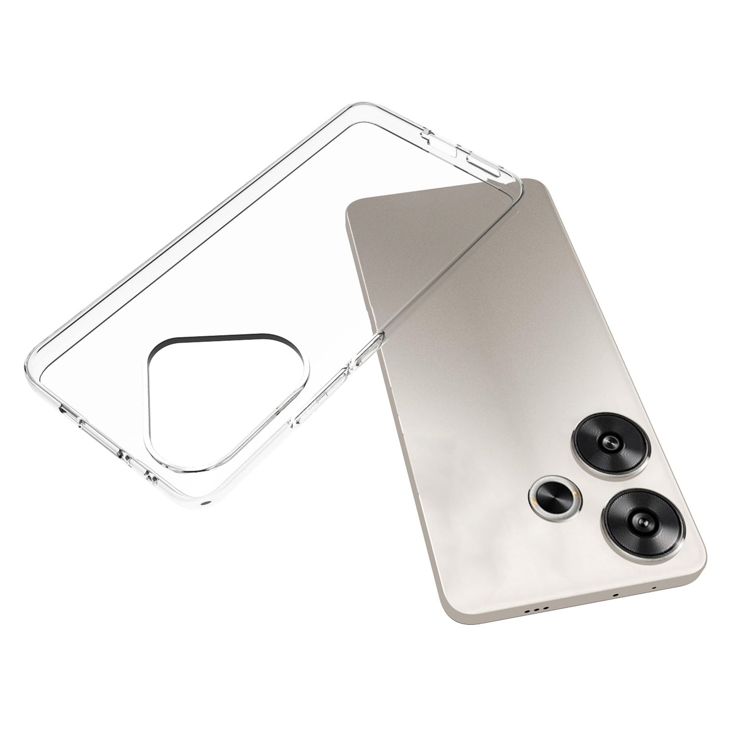Xiaomi Redmi Turbo 3 5G Waterproof Texture TPU Protective Phone Case Shockproof Cover