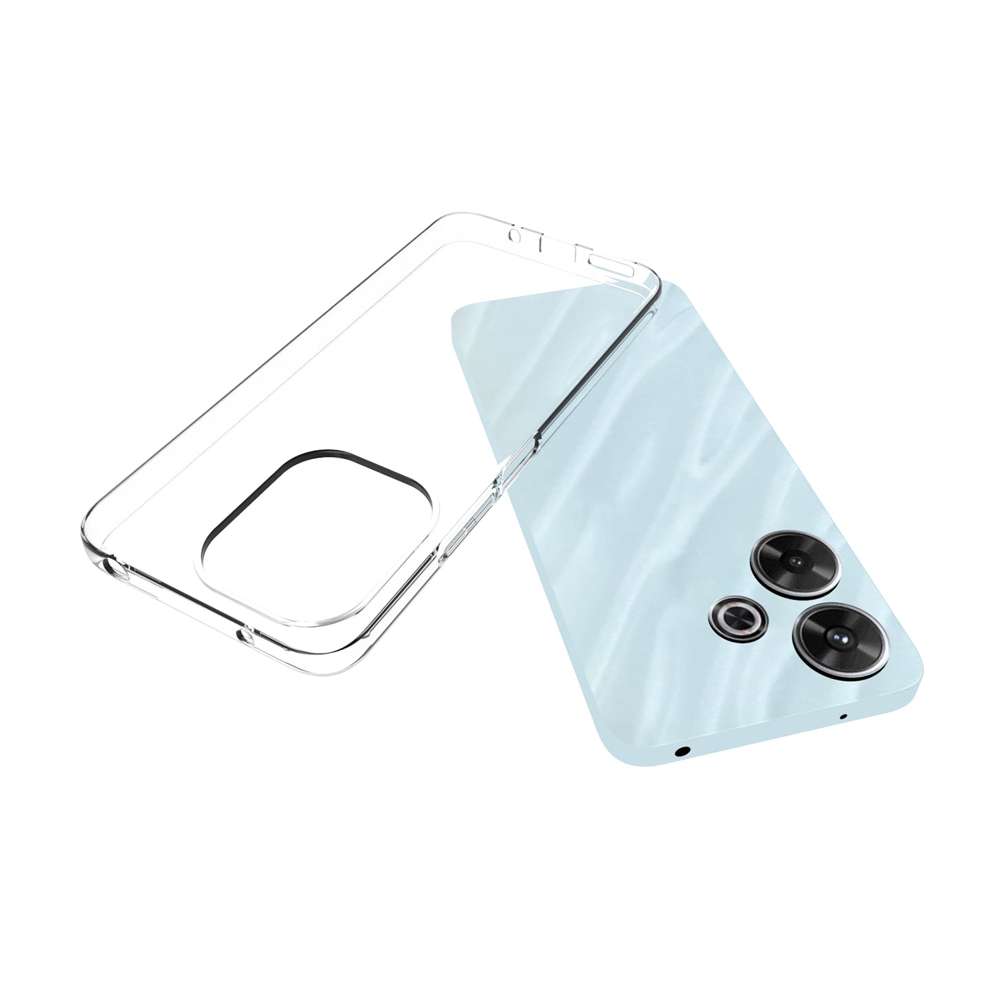 Xiaomi Redmi Note 13R Waterproof Texture TPU Protective Phone Case Shockproof Cover