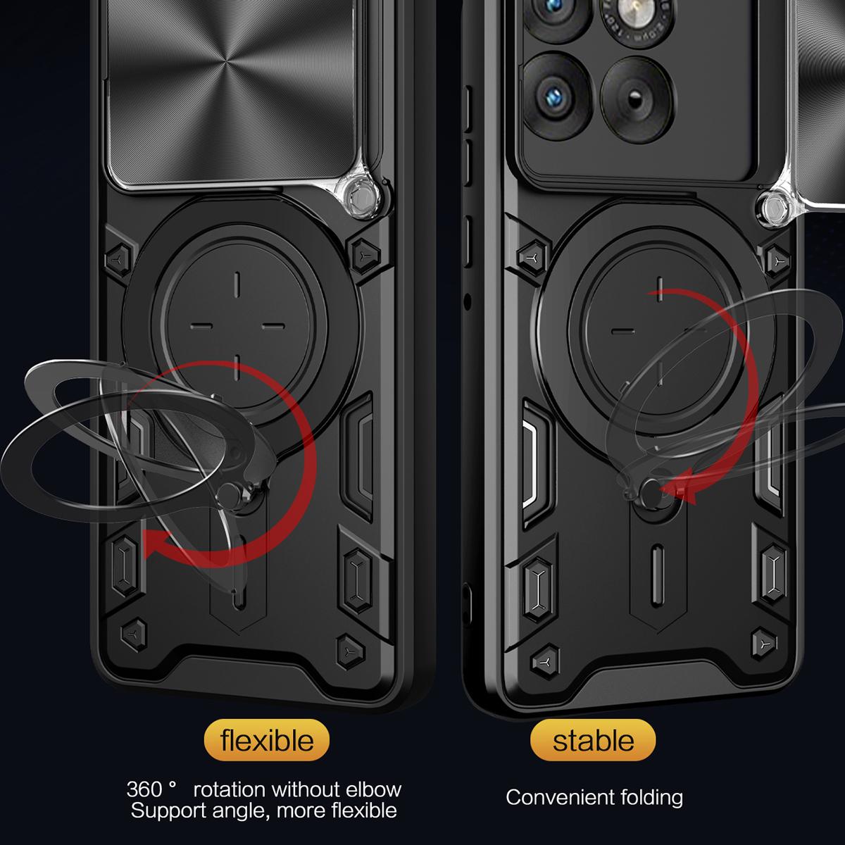 Motorola Edge 70 5G Magnetic Holder CD Texture Sliding Camshield Phone Case, TPU PC Shockproof Cover