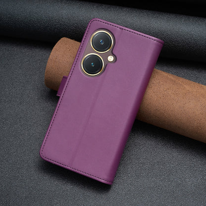 vivo Y27 4G Leather Flip Phone Case with 9 Card Slots, Zipper Wallet & Detachable Wristlet Strap