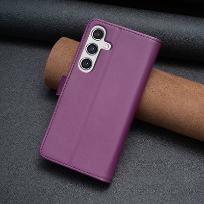 Samsung Galaxy A15 Leather Flip Phone Case with 9 Card Slots, Zipper Wallet & Detachable Wristlet Strap