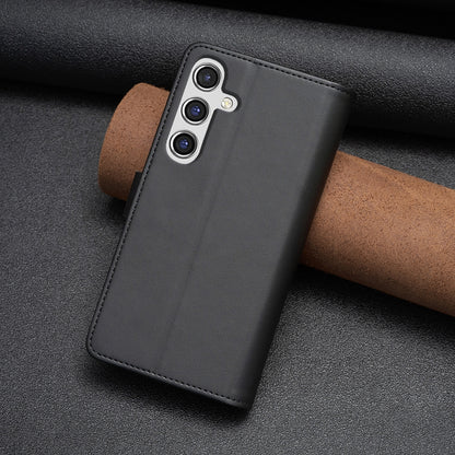 Samsung Galaxy A15 Leather Flip Phone Case with 9 Card Slots, Zipper Wallet & Detachable Wristlet Strap